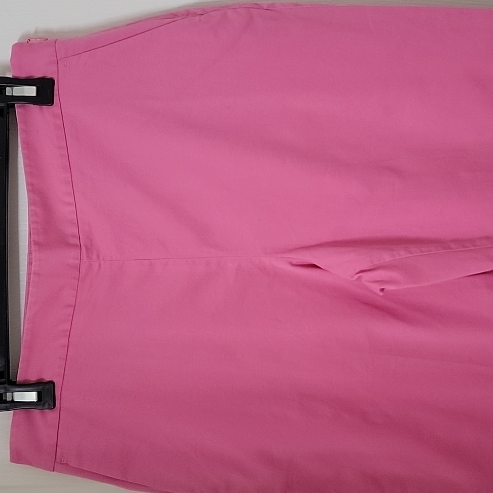 Pendleton Size 8 Pink Side Zip Stretch Capri Pant… - image 2